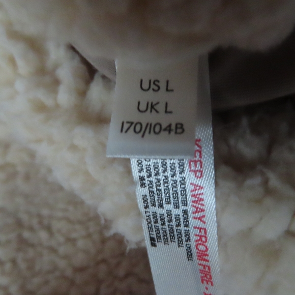 Free People Movement Mix It Up Reversible Jacket Womens Size L Oversized Sherpa - Picture 5 of 5